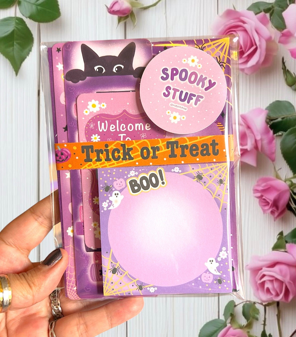 Halloween Stationery Bundle Set + FREE HALLOWEEN CARD