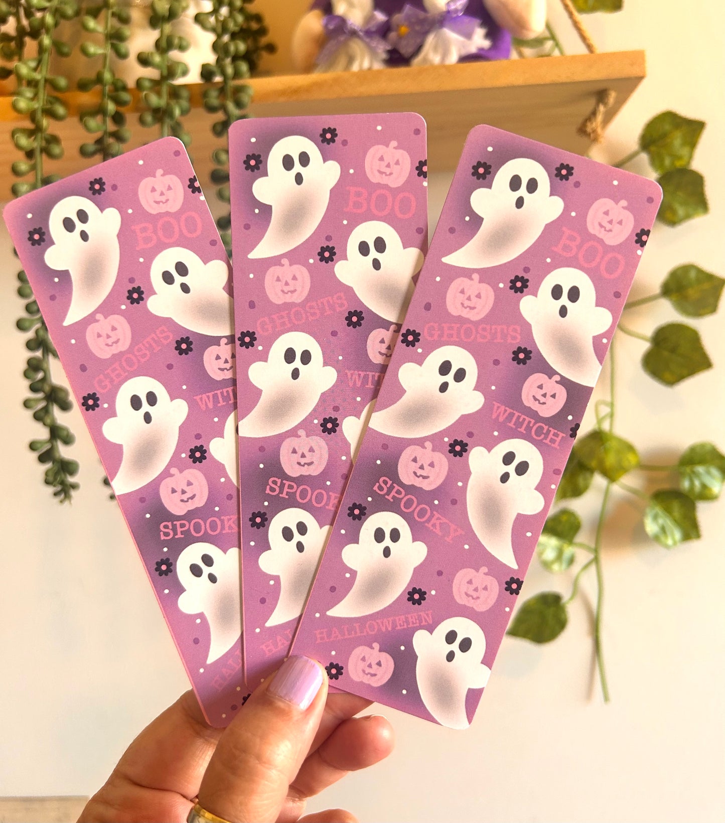 Boo Halloween Bookmarks