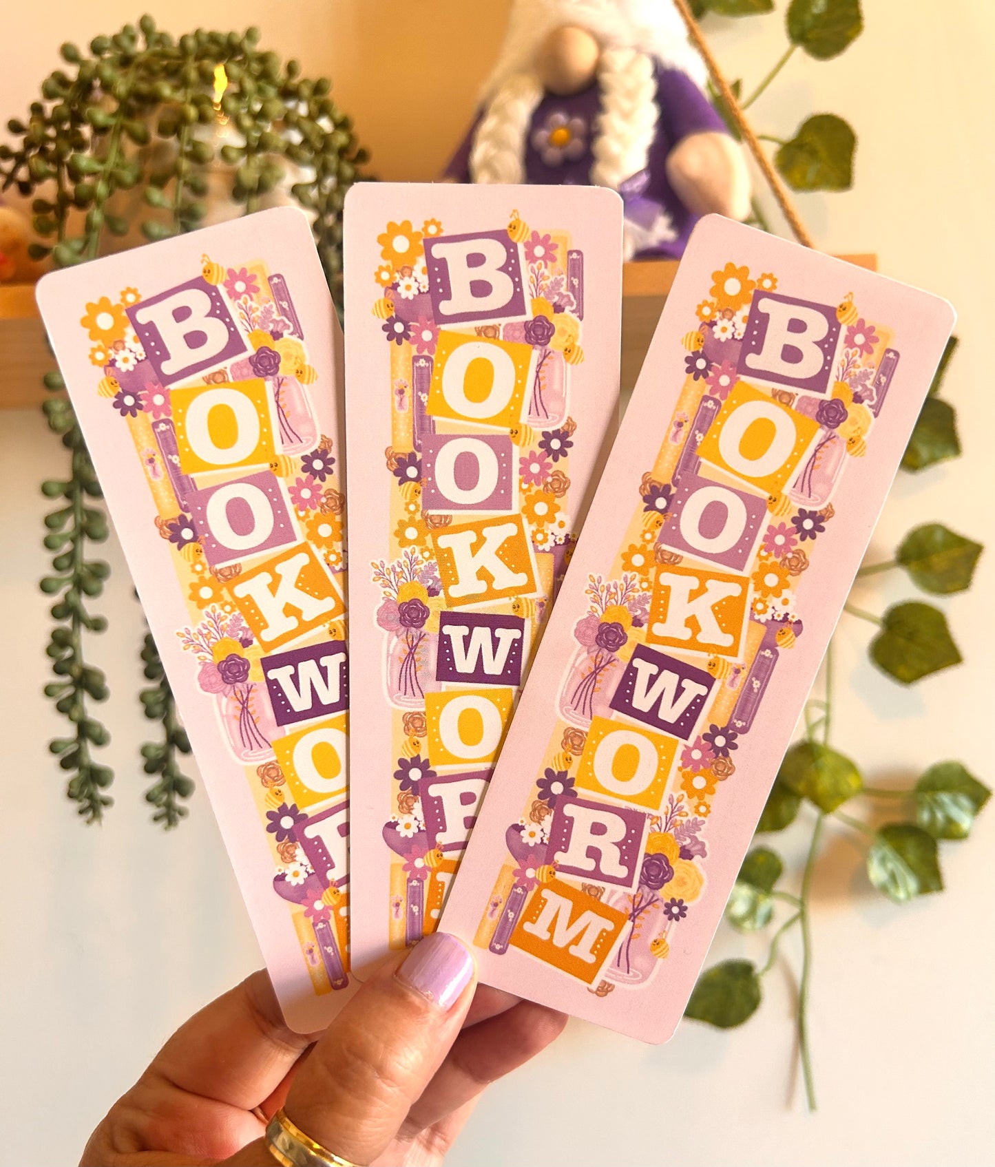Bookworm Bookmark