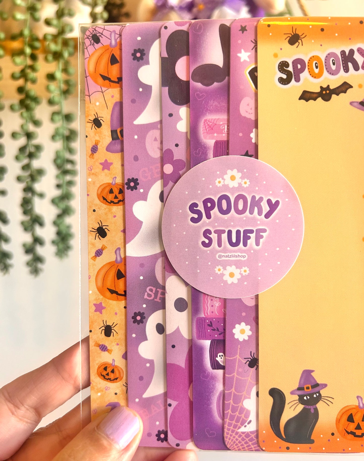 Halloween Bookmark Set