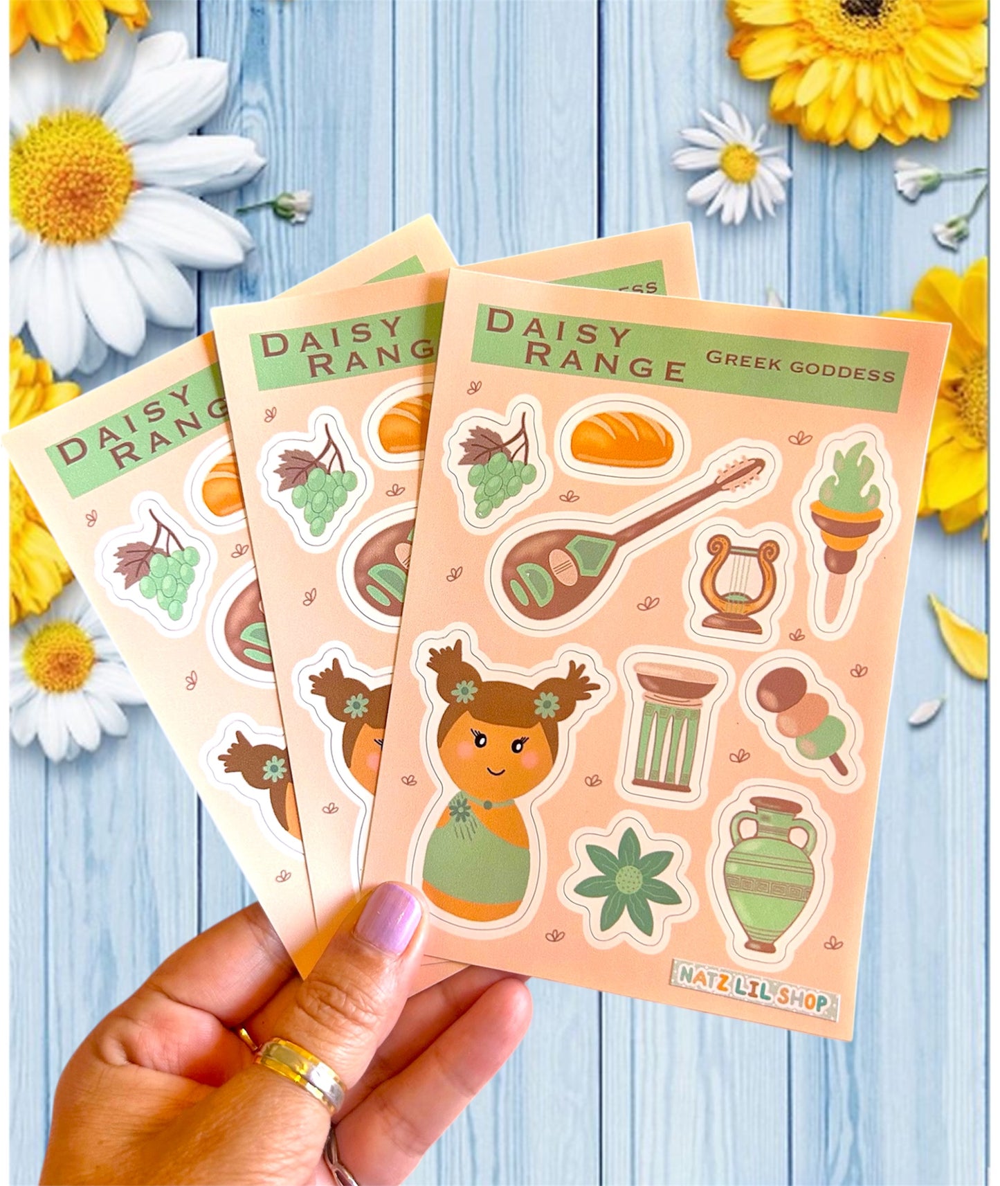 Greek Goddess Sticker-sheets