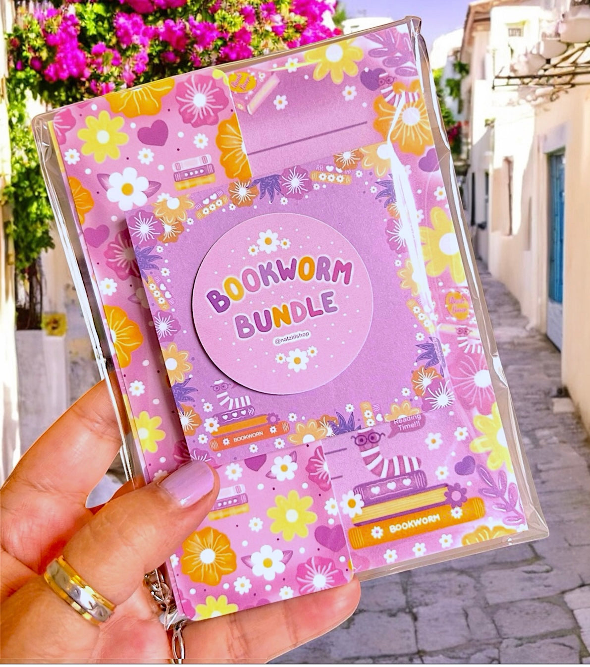 Floral Bookworm Bundle Set