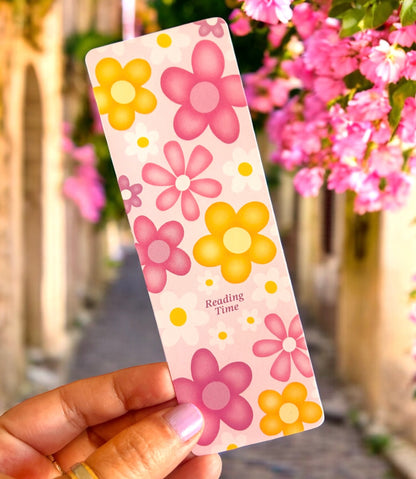 Floral Reading Time Bookmarks
