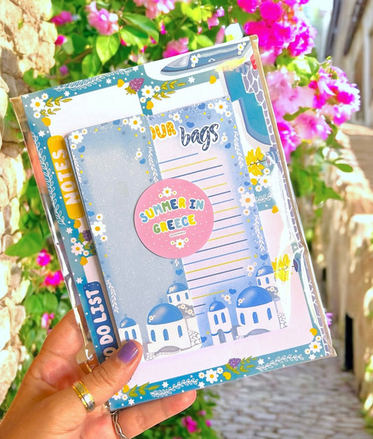 Summer In Greece Stationery Bundle