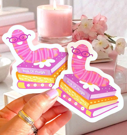 Bookworm Sticker