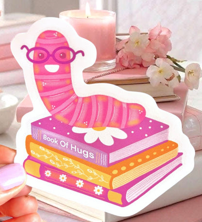 Bookworm Sticker