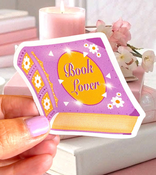 Book Lover Vinyl Sticker