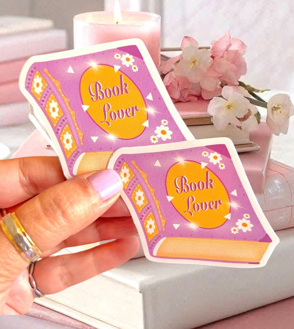 Book Lover Vinyl Sticker