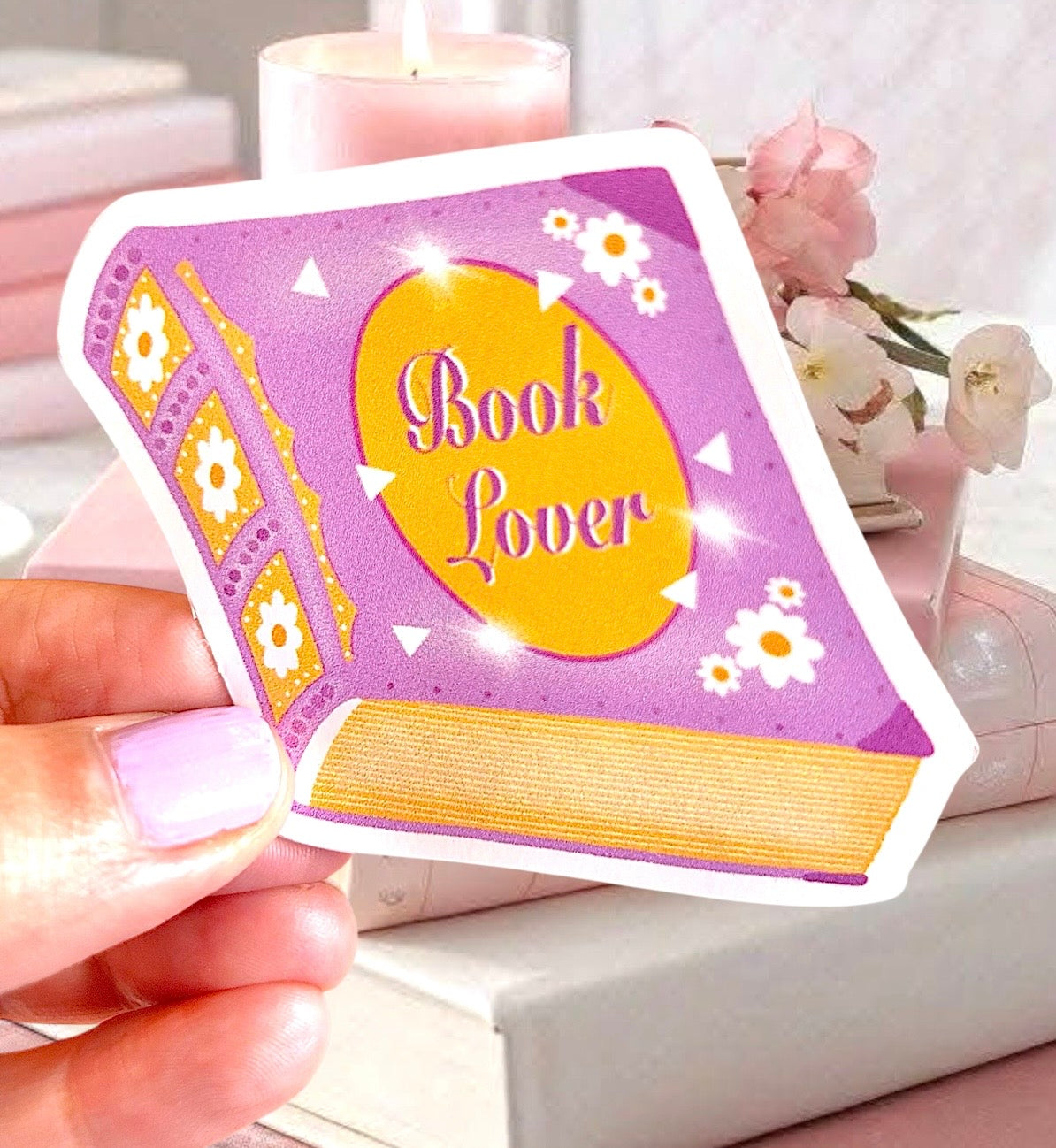Book Lover Vinyl Sticker