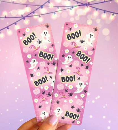 Boo Ghostly Halloween Bookmarks