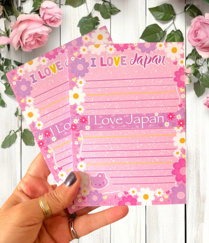 I Love Japan Notepads
