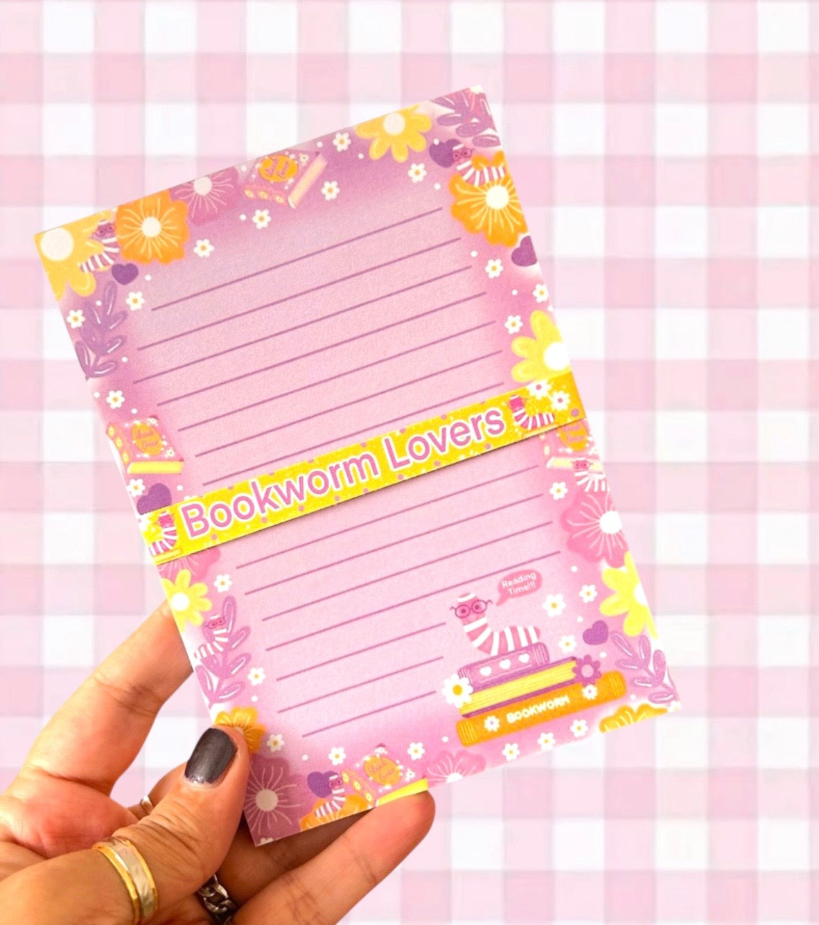 Bookworm Lover Notepad