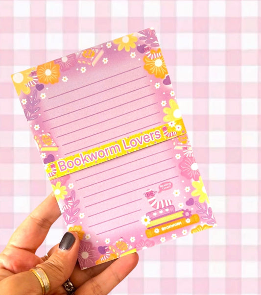 Bookworm Lover Notepad