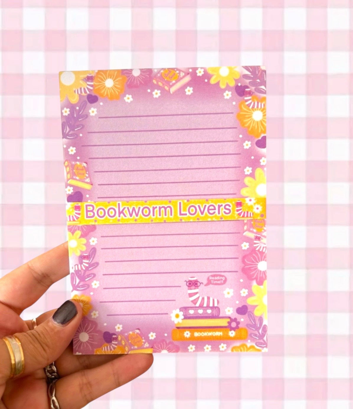 Bookworm Lover Notepad