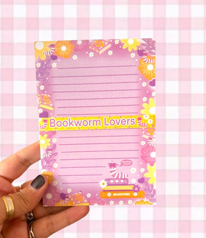 Bookworm Lover Notepad
