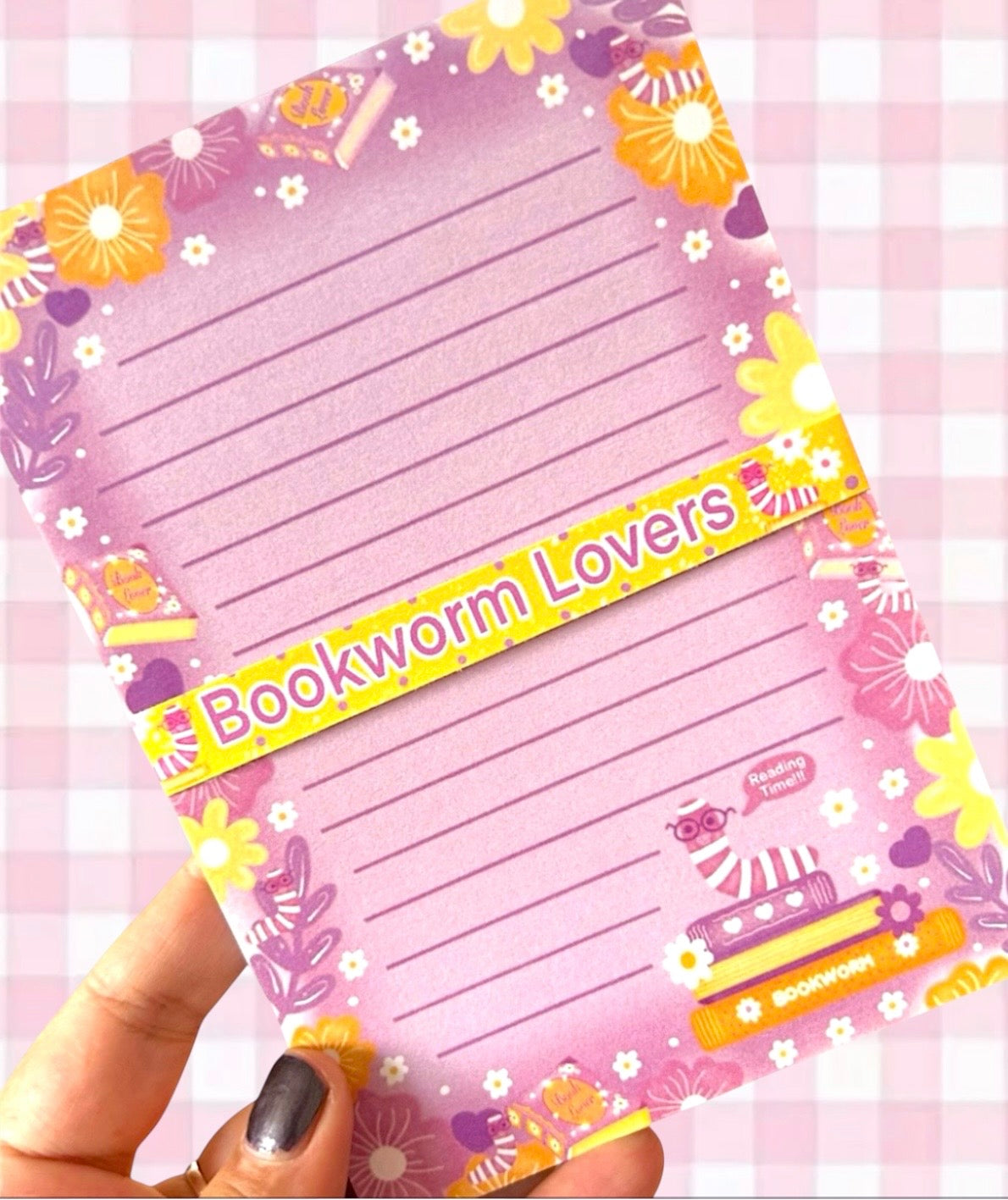 Bookworm Lover Notepad