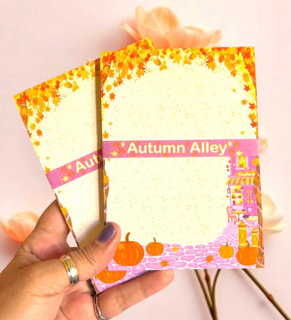 Autumn Alley Notepads