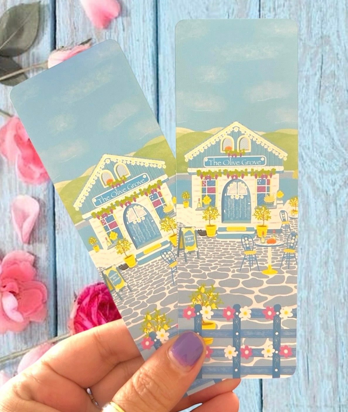 The Olive Grove Coffee Shop Bookmarks