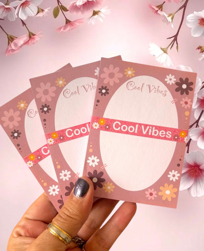 Cool Vibes Floral Notepad