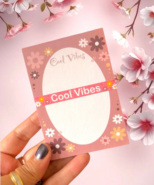 Cool Vibes Floral Notepad