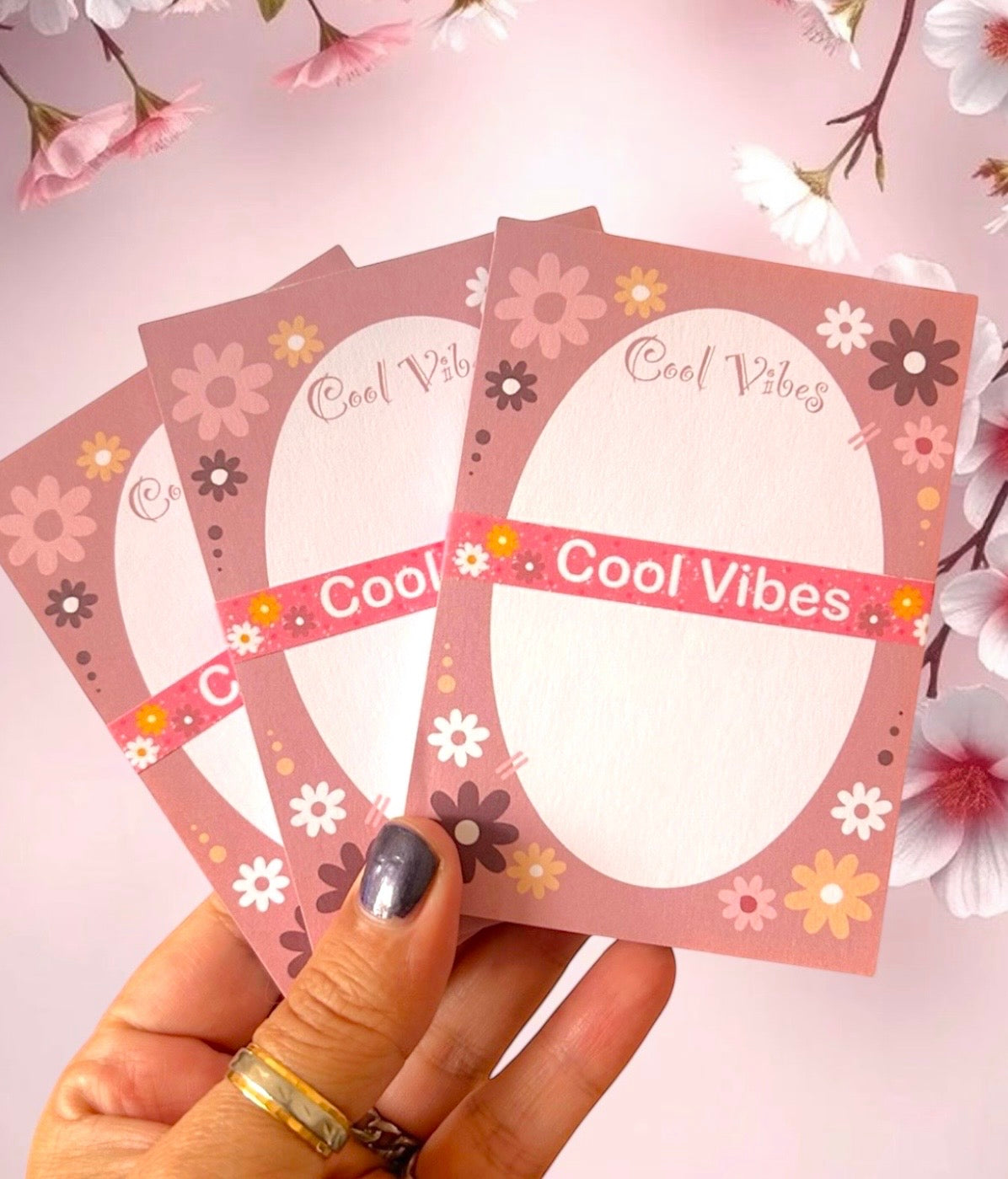 Cool Vibes Floral Notepad