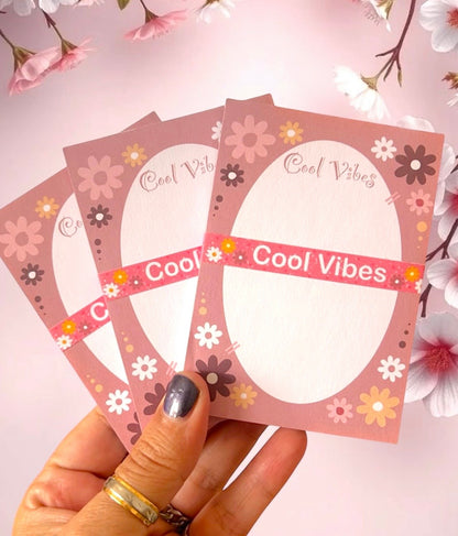 Cool Vibes Floral Notepad