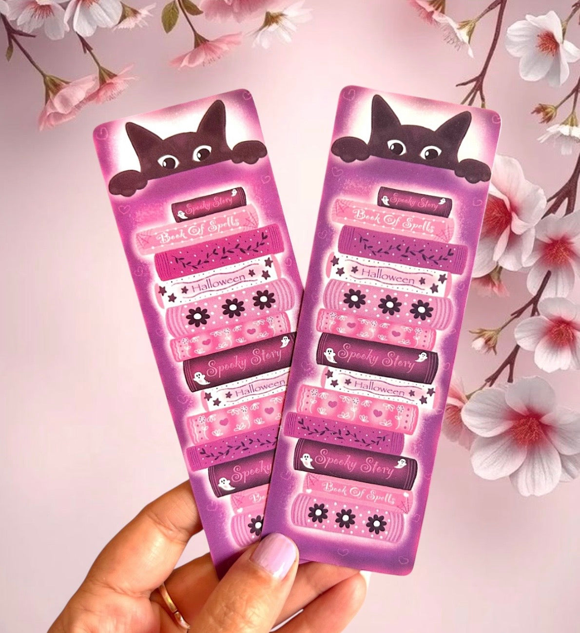Sneaky Black Cat Bookmarks
