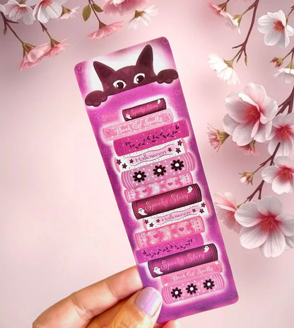 Sneaky Black Cat Bookmarks