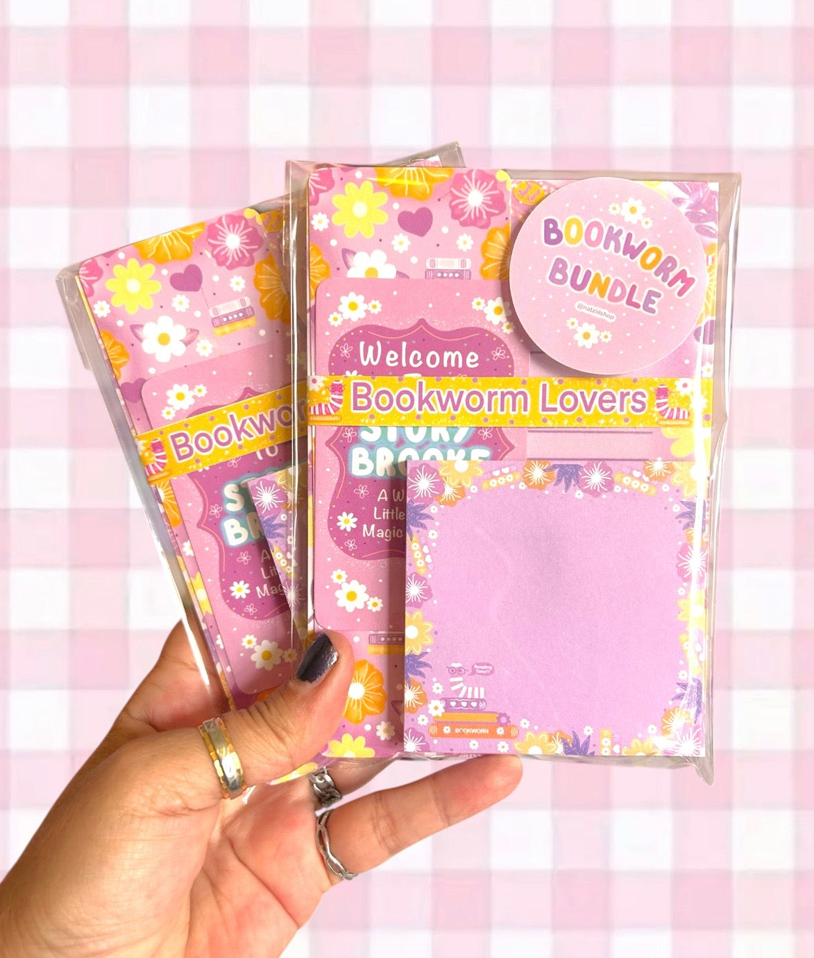 Floral Bookworm Bundle Set