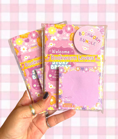 Floral Bookworm Bundle Set