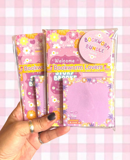 Floral Bookworm Bundle Set