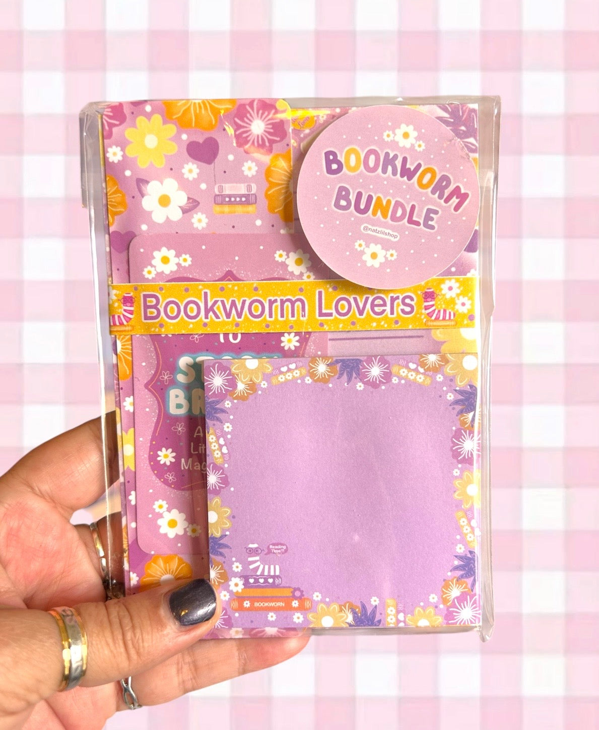 Floral Bookworm Bundle Set
