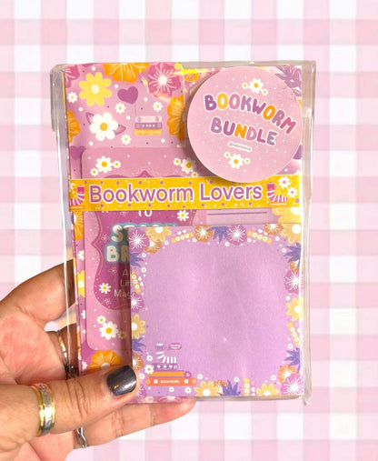 Floral Bookworm Bundle Set