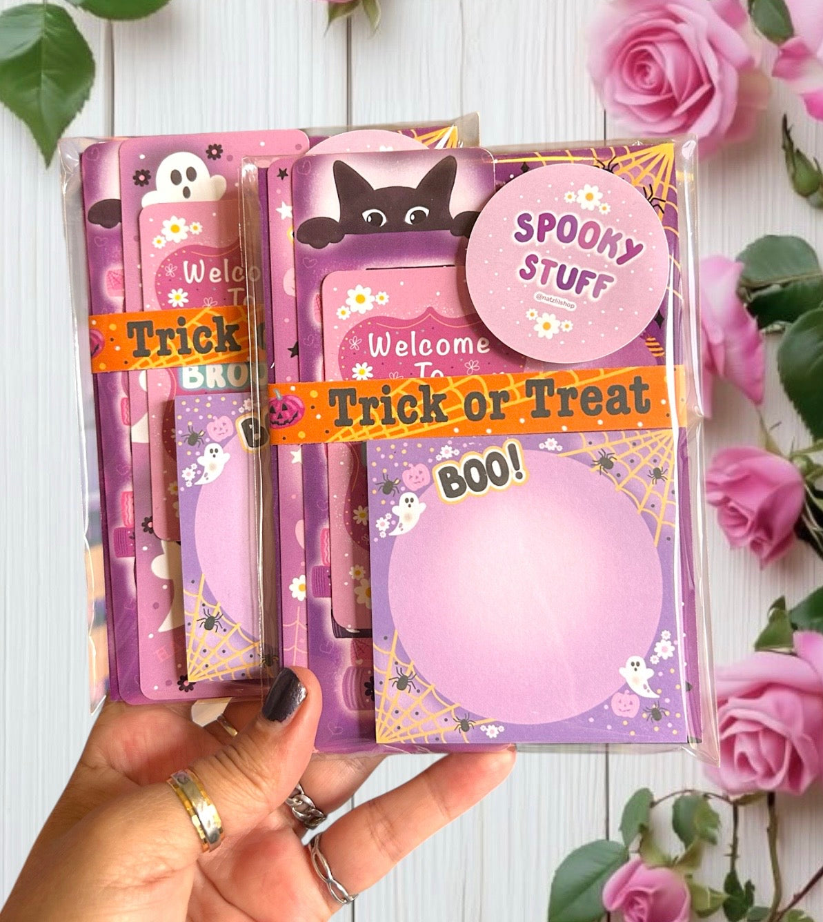 Halloween Stationery Bundle Set + FREE HALLOWEEN CARD