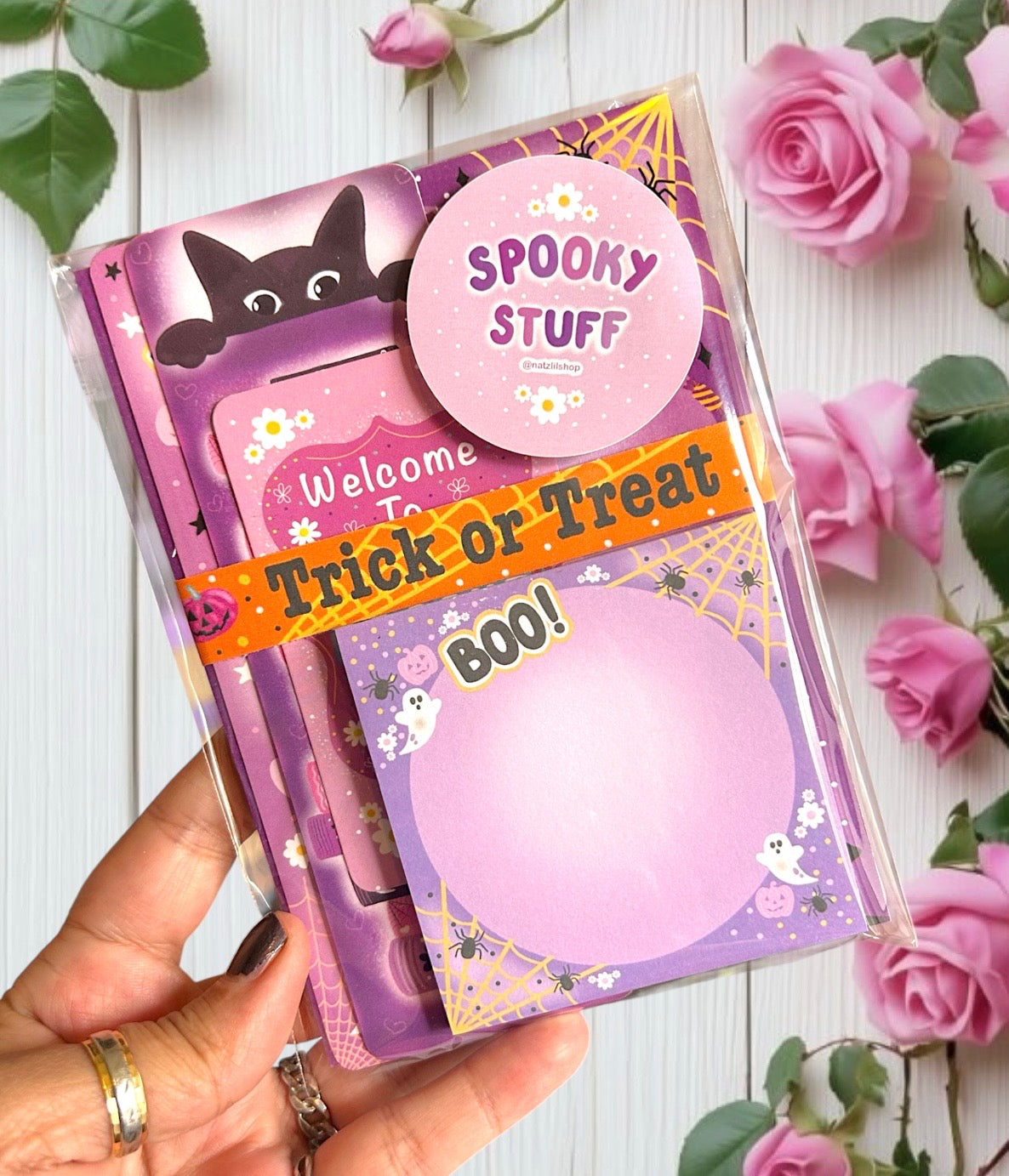 Halloween Stationery Bundle Set + FREE HALLOWEEN CARD