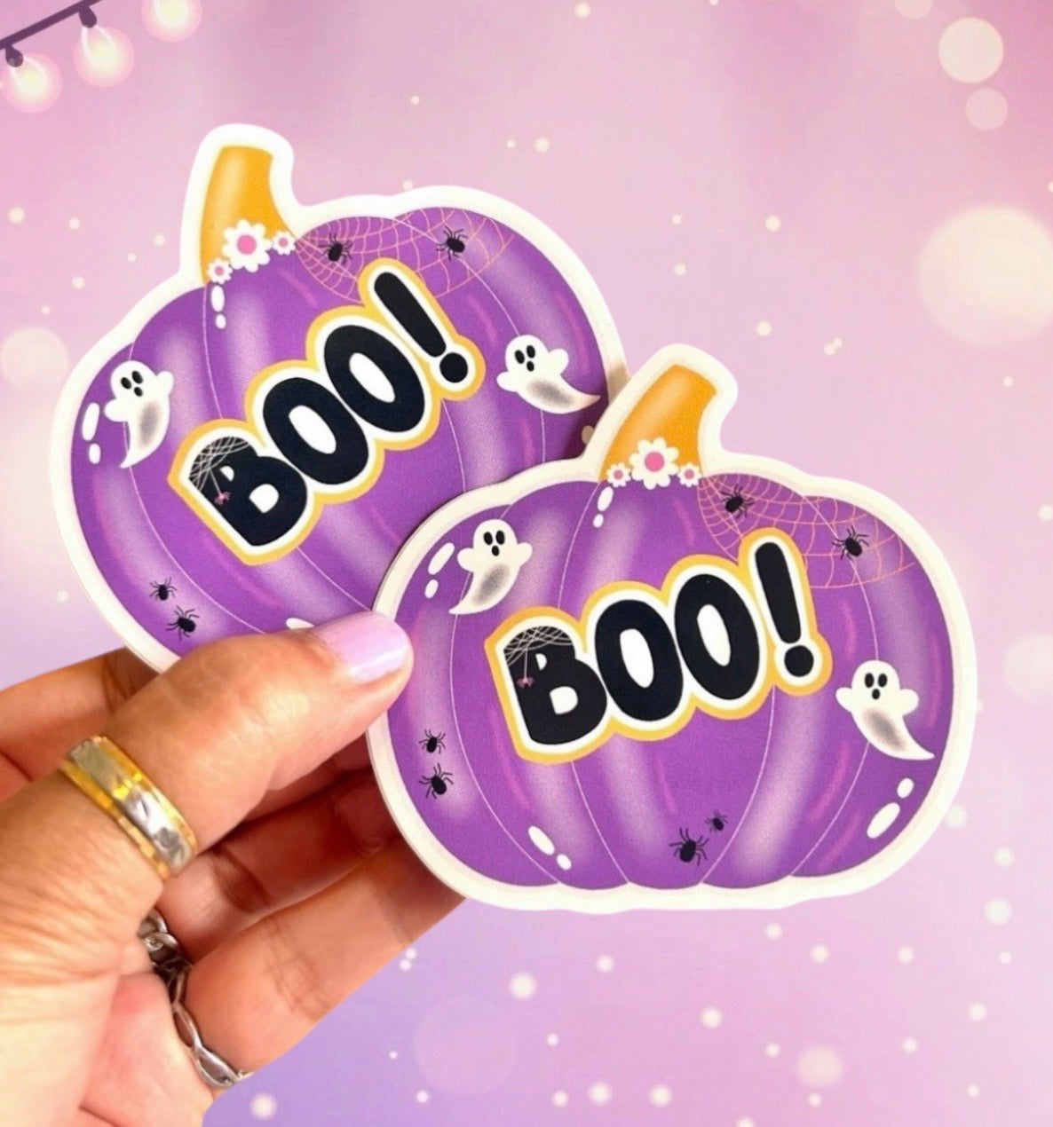 BOO Halloween Sticker