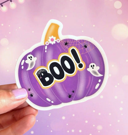 BOO Halloween Sticker