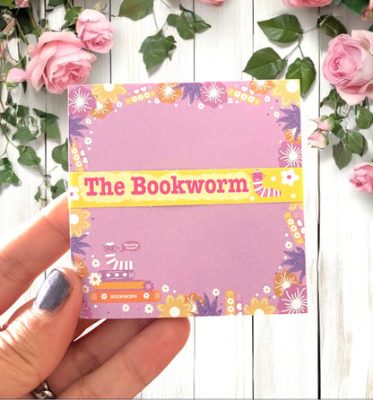 Bookworm Reading Time Sticky Notes