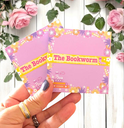 Bookworm Reading Time Sticky Notes
