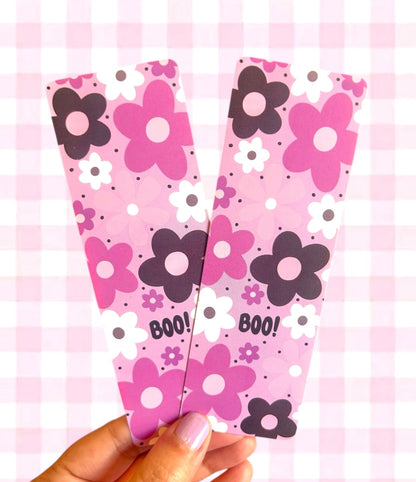 Floral Halloween Bookmark
