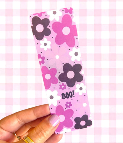 Floral Halloween Bookmark