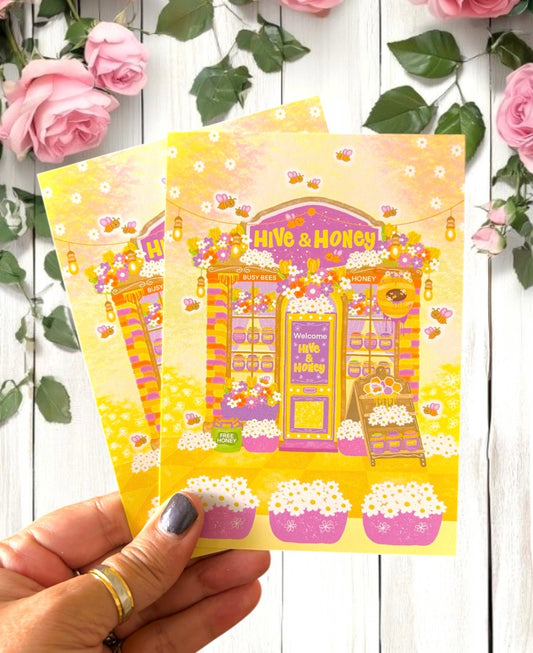 Hive & Honey Cottage Card