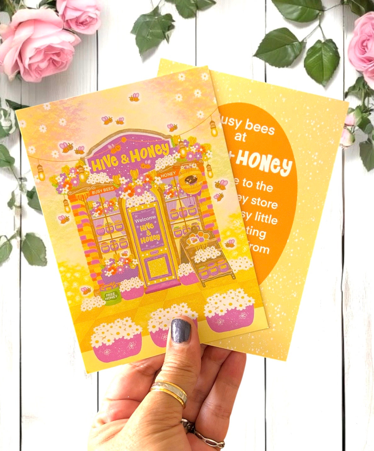 Hive & Honey Cottage Card