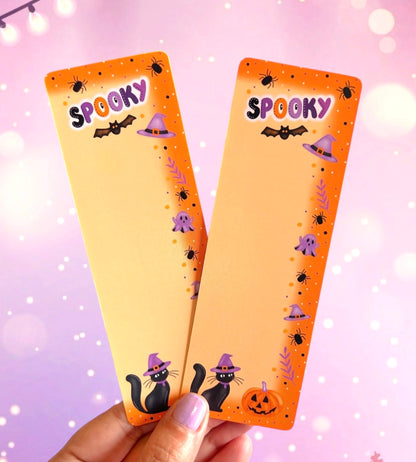 Spooky Halloween Bookmarks