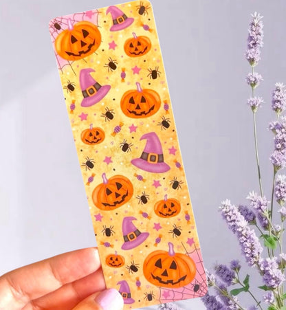 Pumpkins & Witches Halloween Bookmarks