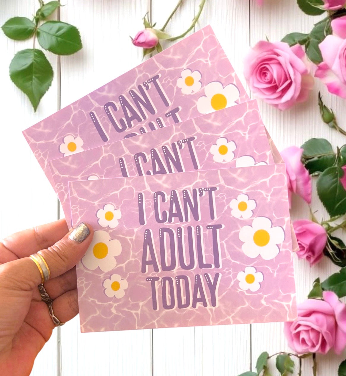 I Can’t Adult Today Humour Card