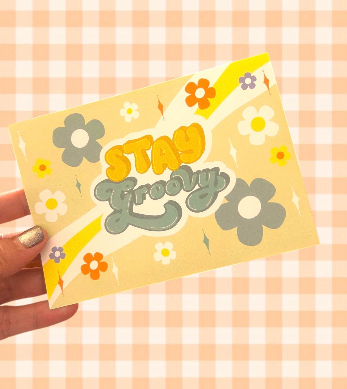 Stay Groovy Greeting Cards