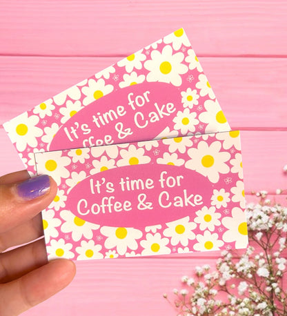 It’s Time For Coffee & Cake Fridge Magnet