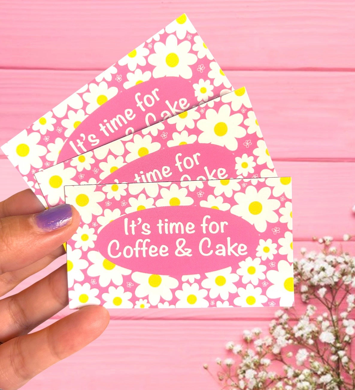 It’s Time For Coffee & Cake Fridge Magnet