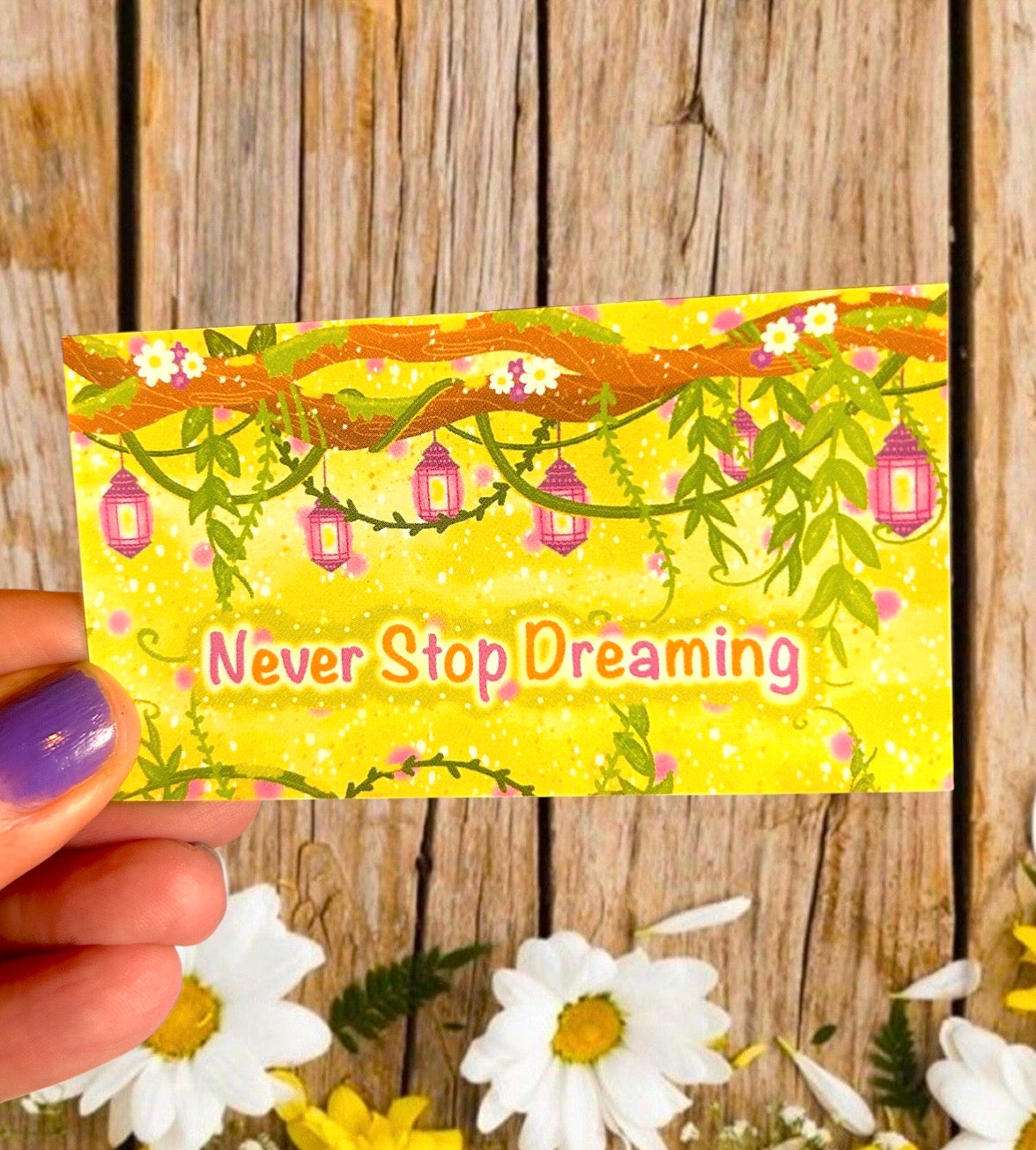 Never Stop Dreaming Fridge Magnet